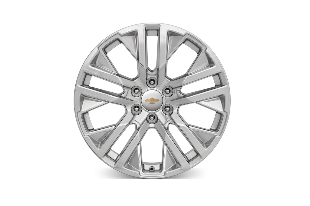 Rin de aluminio de 22 pulgadas cromado de 6 brazos  para Chevrolet Cheyenne ZR2 BISON 2025, camioneta pickup